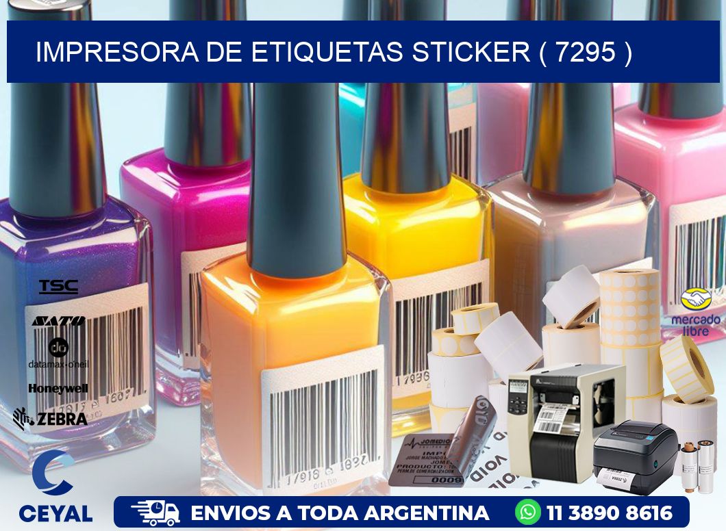impresora de etiquetas sticker ( 7295 )