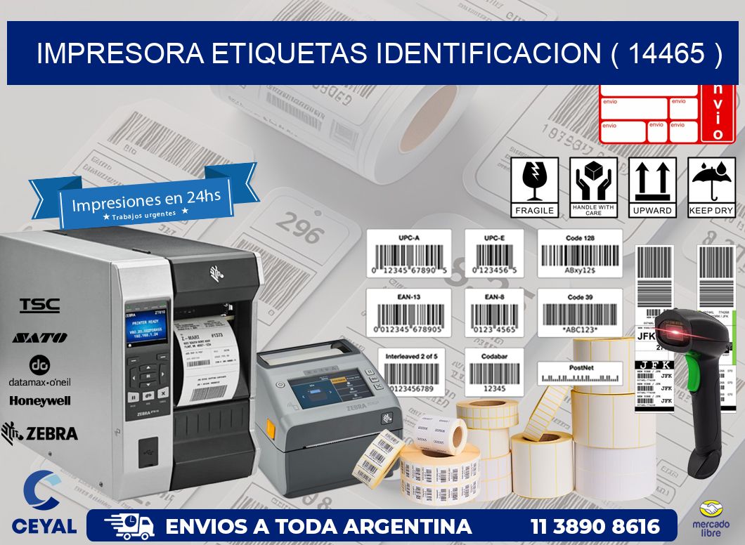 impresora etiquetas identificacion ( 14465 )