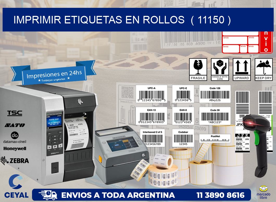 imprimir etiquetas en rollos  ( 11150 )