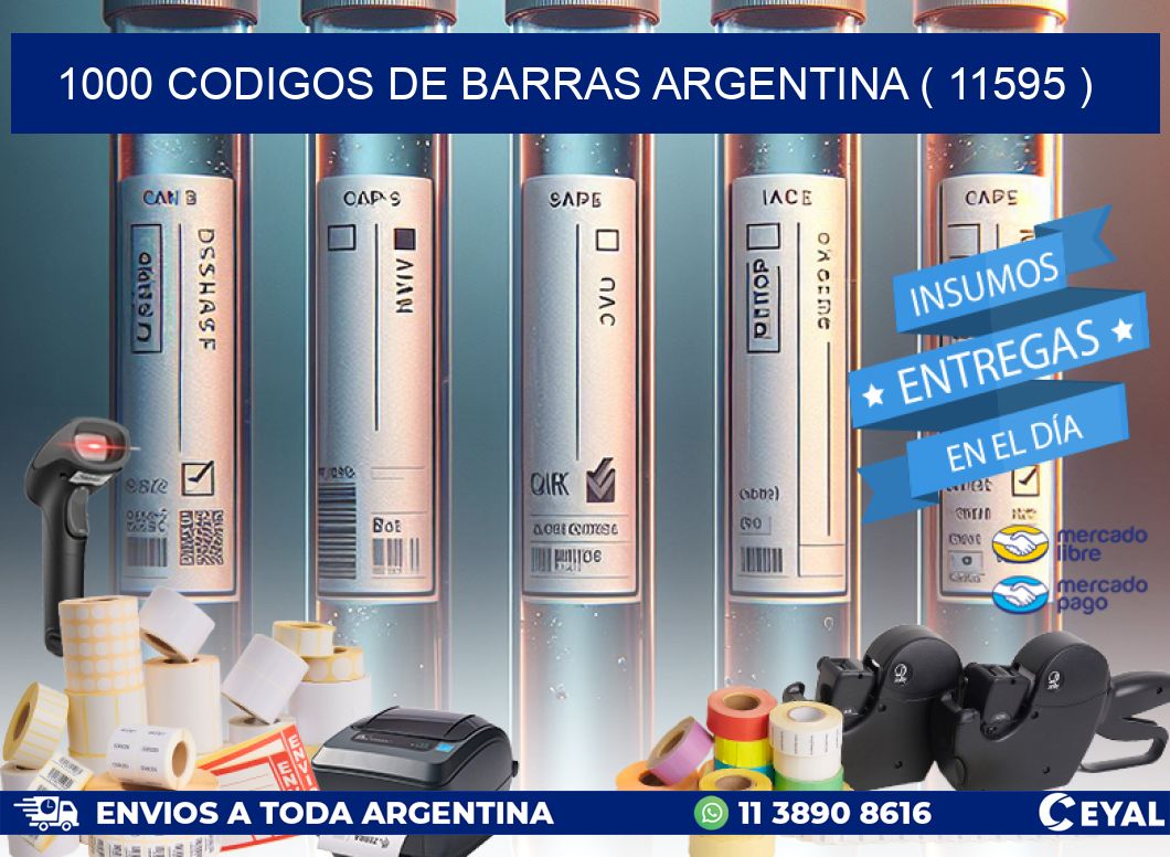 1000 codigos de barras argentina ( 11595 )
