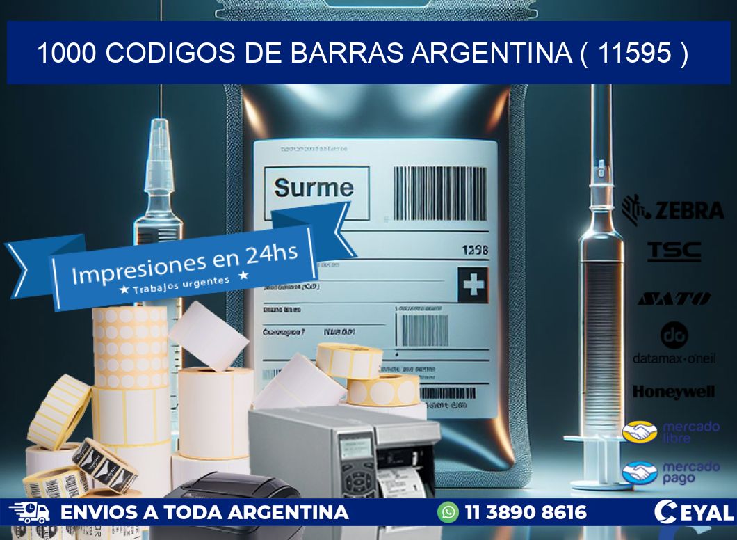 1000 codigos de barras argentina ( 11595 )