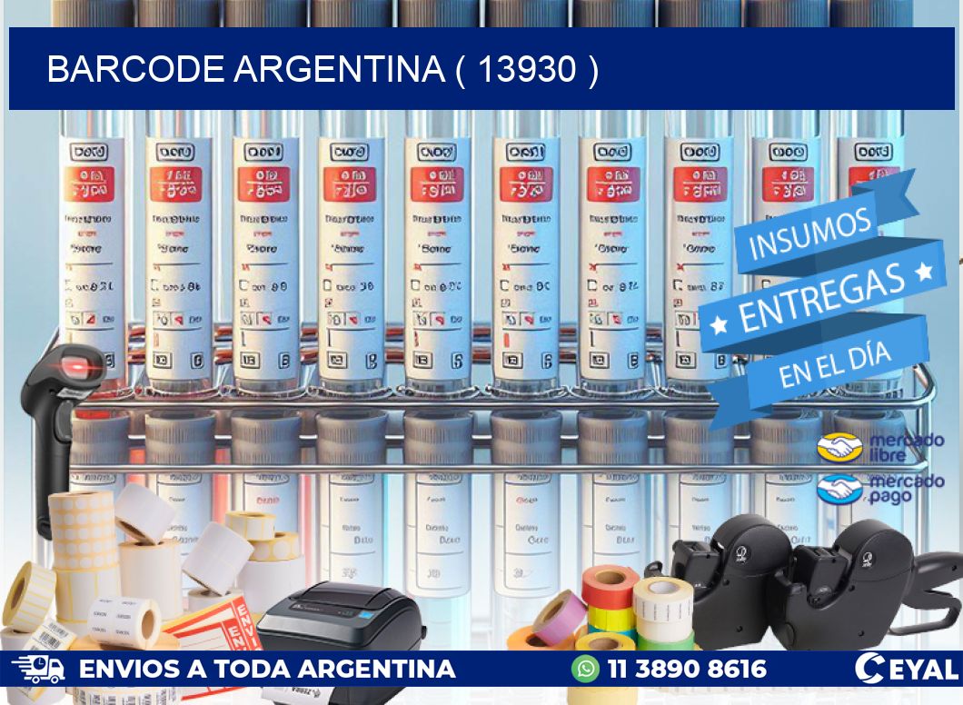 BARCODE ARGENTINA ( 13930 )