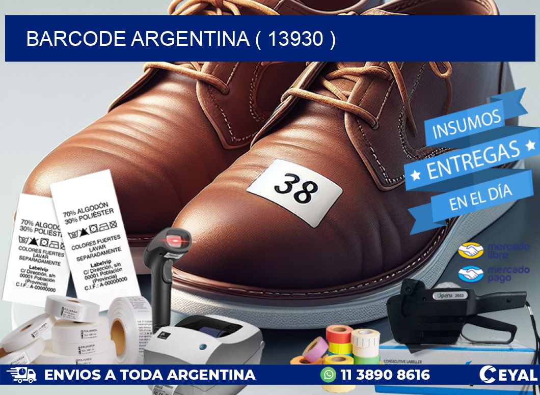 BARCODE ARGENTINA ( 13930 )