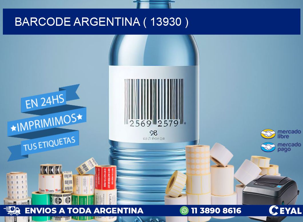 BARCODE ARGENTINA ( 13930 )