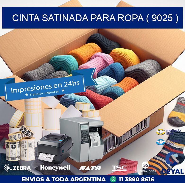 CINTA SATINADA PARA ROPA ( 9025 )
