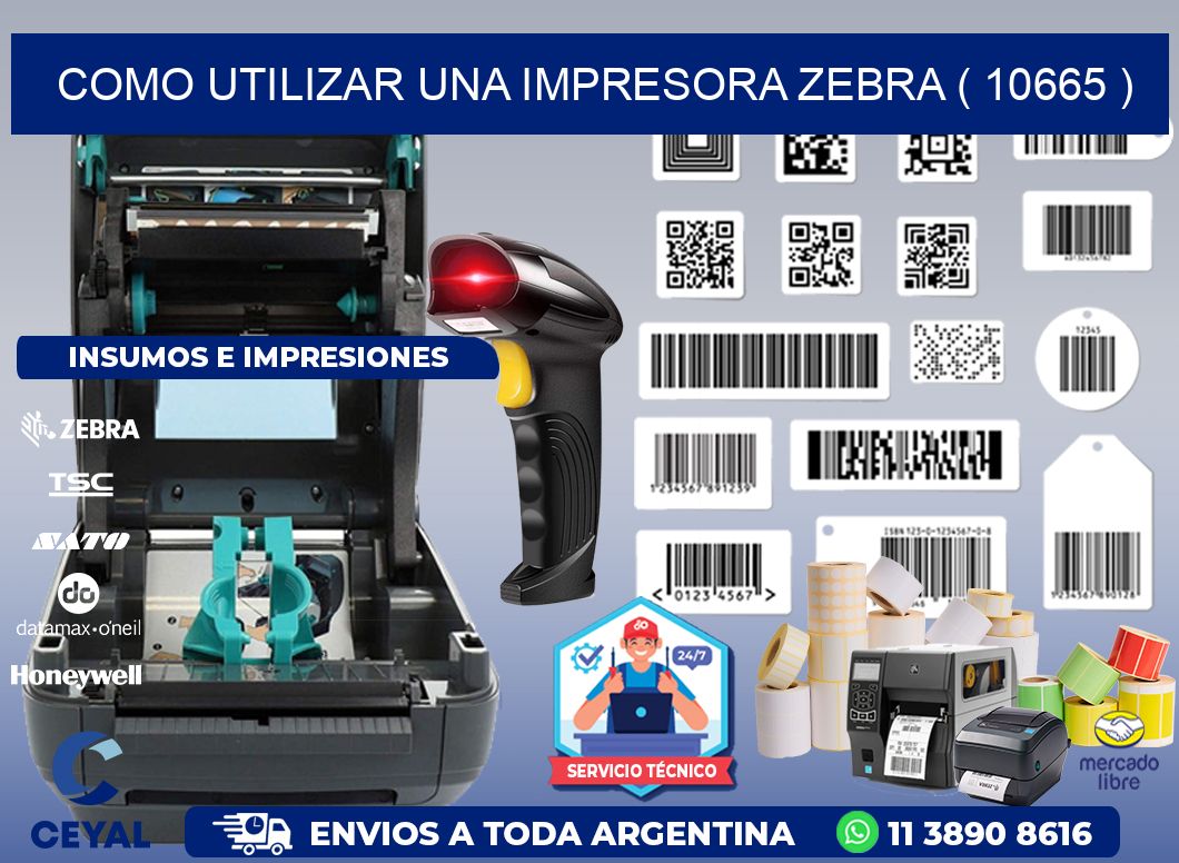 COMO UTILIZAR UNA IMPRESORA ZEBRA ( 10665 )