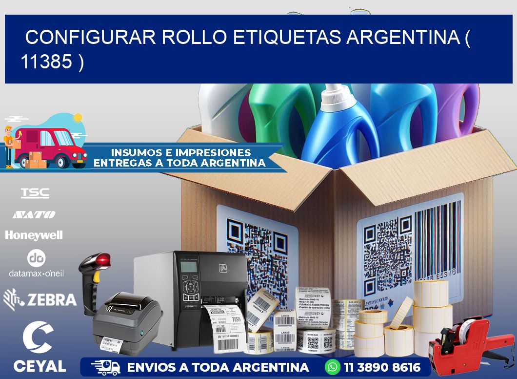 CONFIGURAR ROLLO ETIQUETAS ARGENTINA ( 11385 )