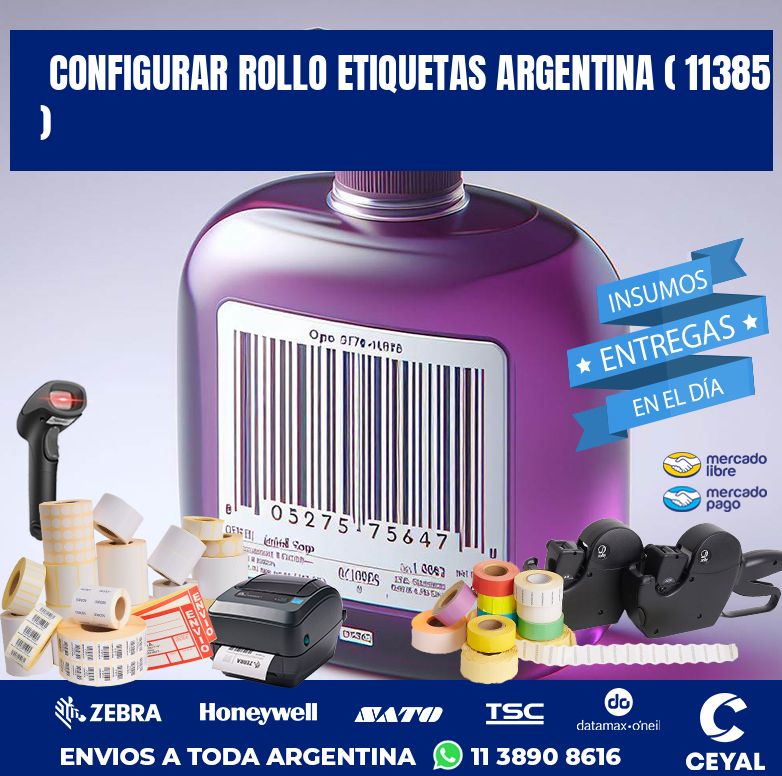 CONFIGURAR ROLLO ETIQUETAS ARGENTINA ( 11385 )