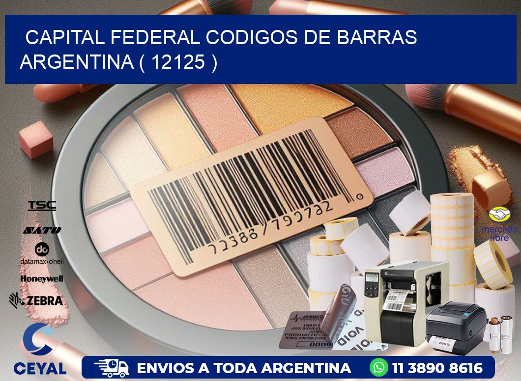 Capital federal codigos de barras argentina ( 12125 )