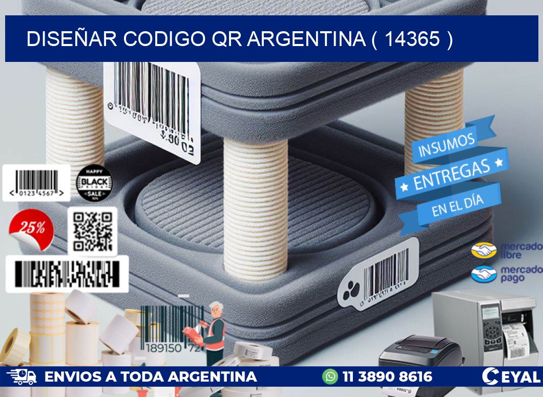 DISEÑAR CODIGO QR ARGENTINA ( 14365 )