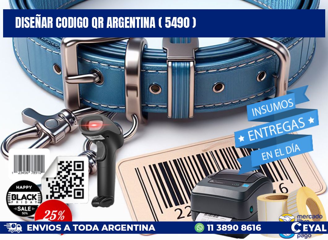 DISEÑAR CODIGO QR ARGENTINA ( 5490 )