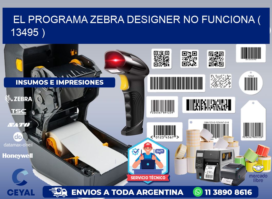 EL PROGRAMA ZEBRA DESIGNER NO FUNCIONA ( 13495 )