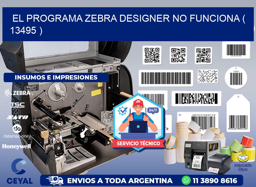 EL PROGRAMA ZEBRA DESIGNER NO FUNCIONA ( 13495 )