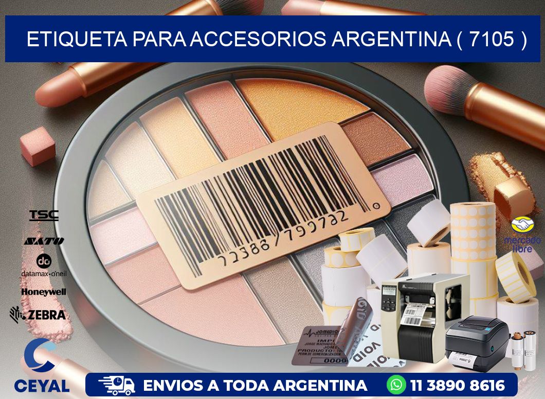 ETIQUETA PARA ACCESORIOS ARGENTINA ( 7105 )
