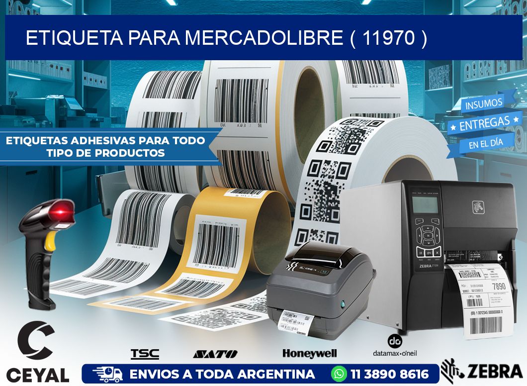 ETIQUETA PARA MERCADOLIBRE ( 11970 )