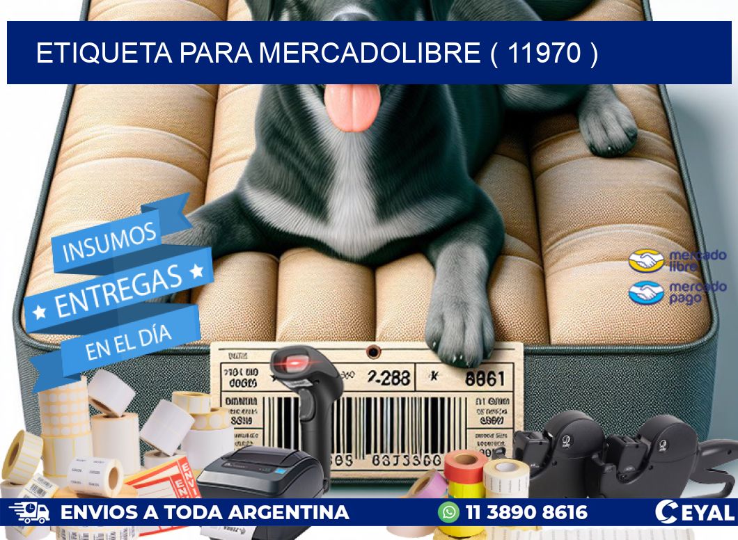 ETIQUETA PARA MERCADOLIBRE ( 11970 )