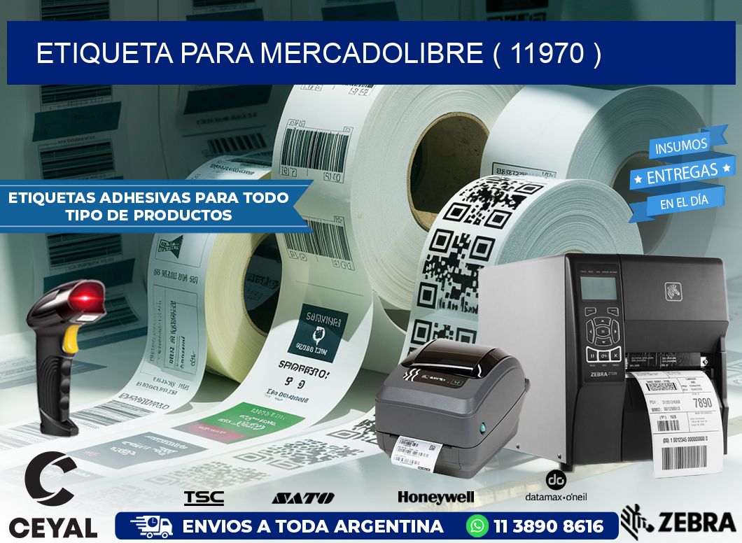 ETIQUETA PARA MERCADOLIBRE ( 11970 )