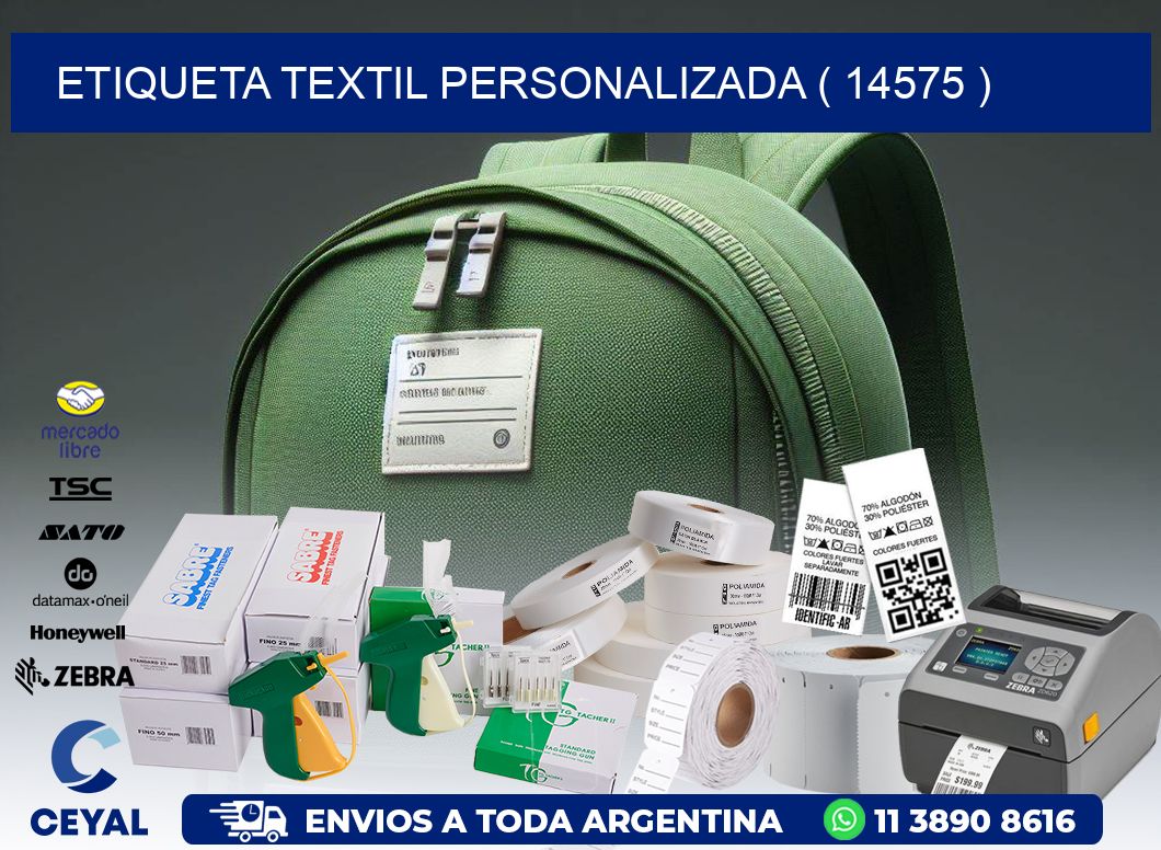 ETIQUETA TEXTIL PERSONALIZADA ( 14575 )