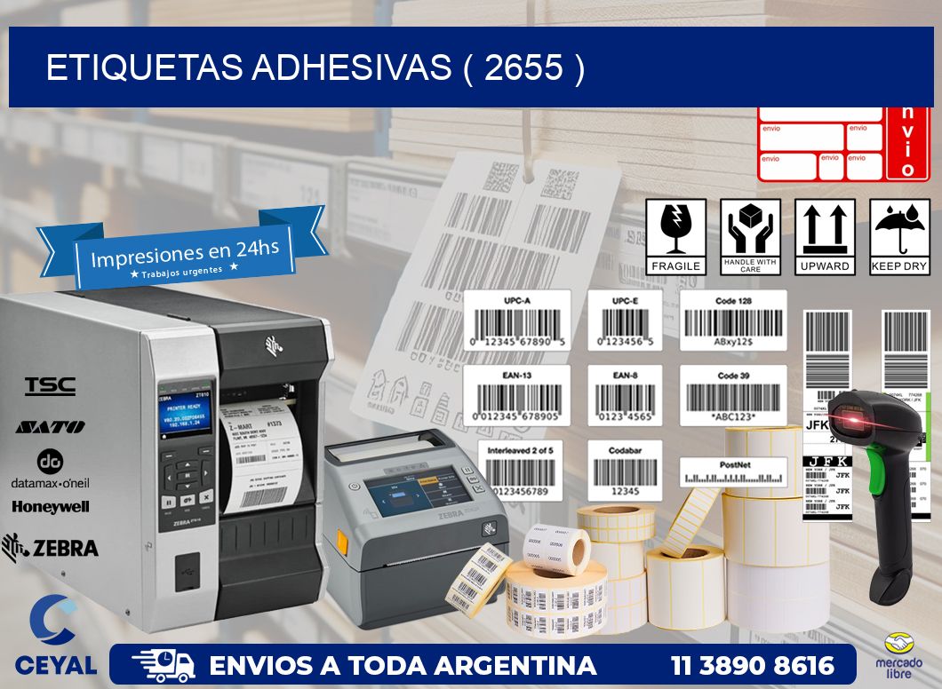ETIQUETAS ADHESIVAS ( 2655 )