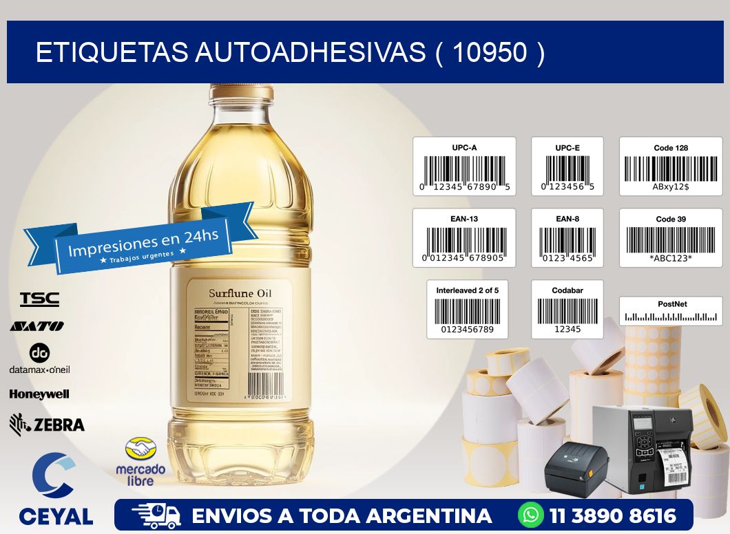 ETIQUETAS AUTOADHESIVAS ( 10950 )