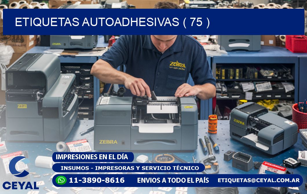 ETIQUETAS AUTOADHESIVAS ( 75 )
