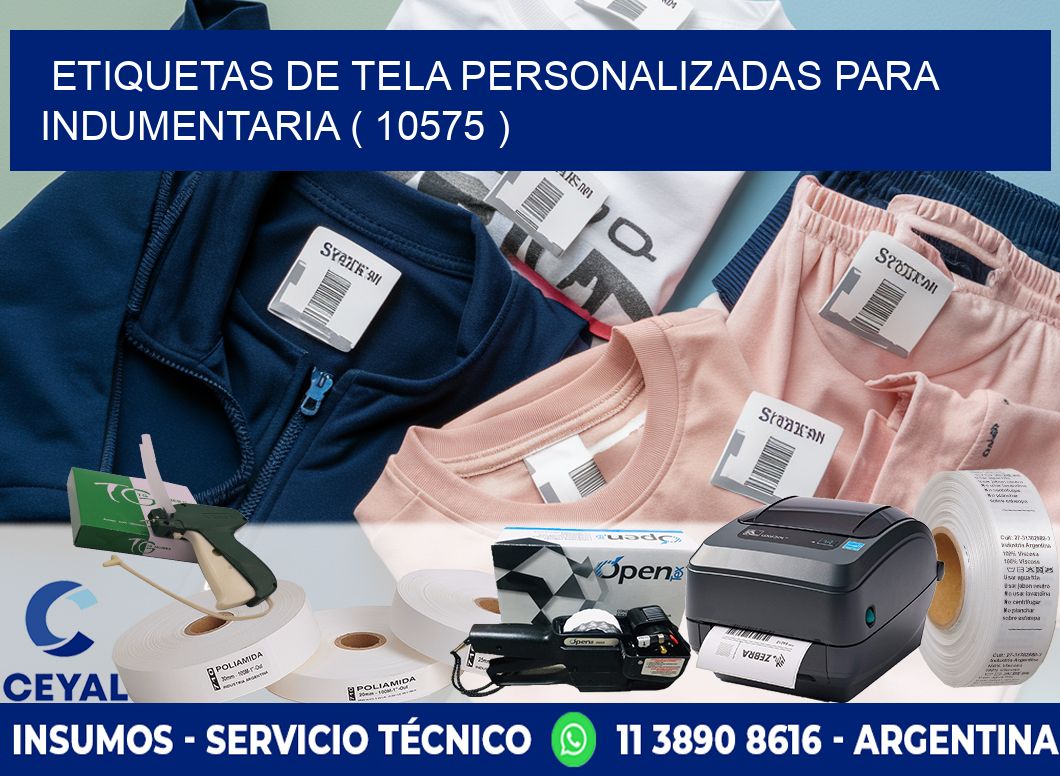 ETIQUETAS DE TELA PERSONALIZADAS PARA INDUMENTARIA ( 10575 )