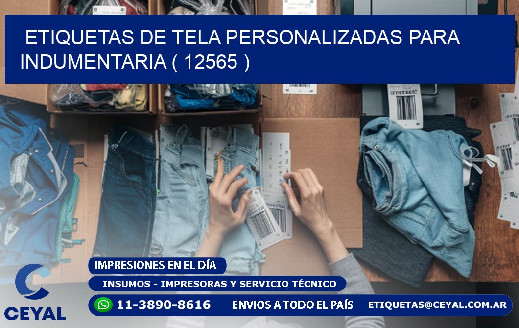 ETIQUETAS DE TELA PERSONALIZADAS PARA INDUMENTARIA ( 12565 )