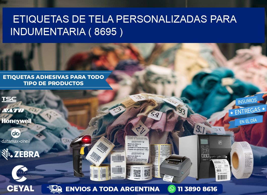ETIQUETAS DE TELA PERSONALIZADAS PARA INDUMENTARIA ( 8695 )