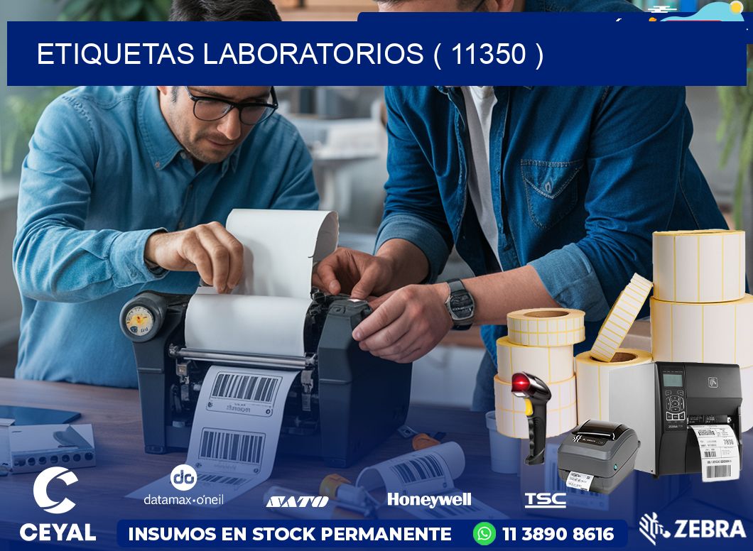 ETIQUETAS LABORATORIOS ( 11350 )