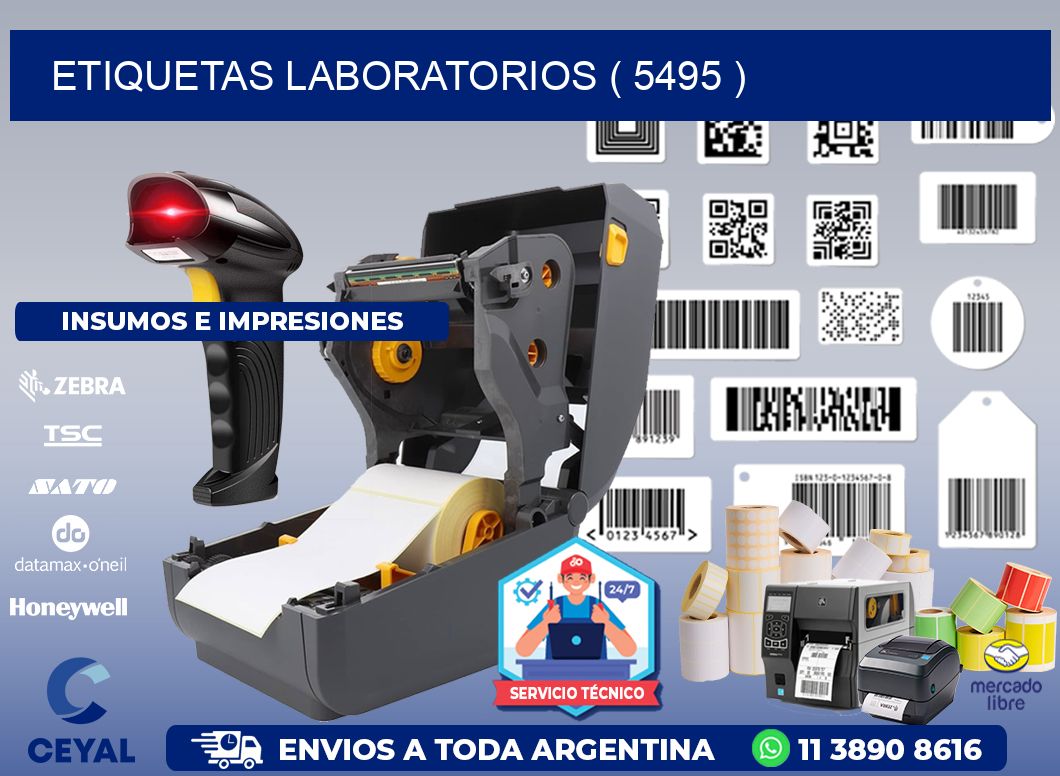 ETIQUETAS LABORATORIOS ( 5495 )