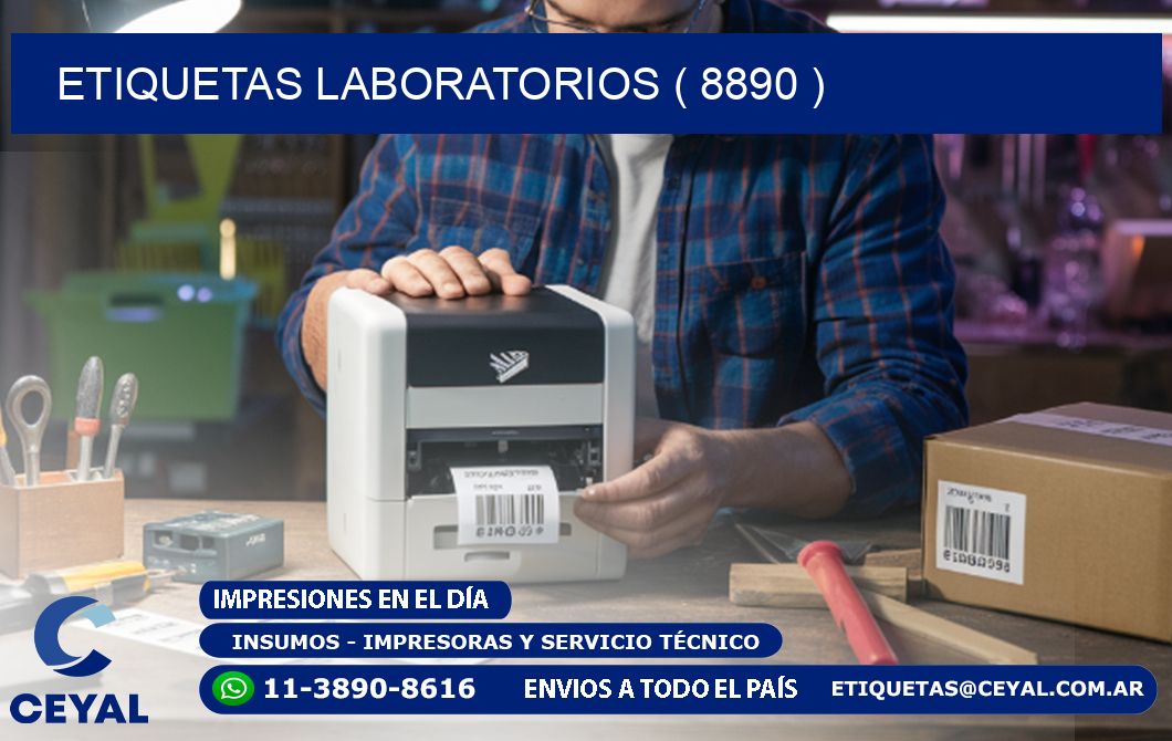 ETIQUETAS LABORATORIOS ( 8890 )
