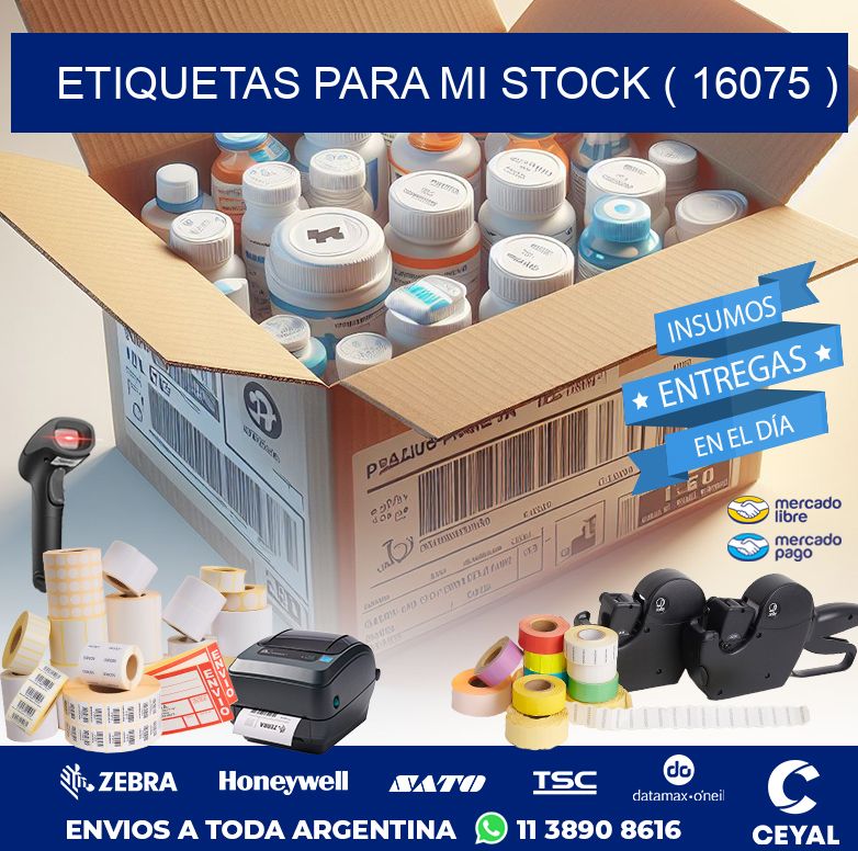 ETIQUETAS PARA MI STOCK ( 16075 )