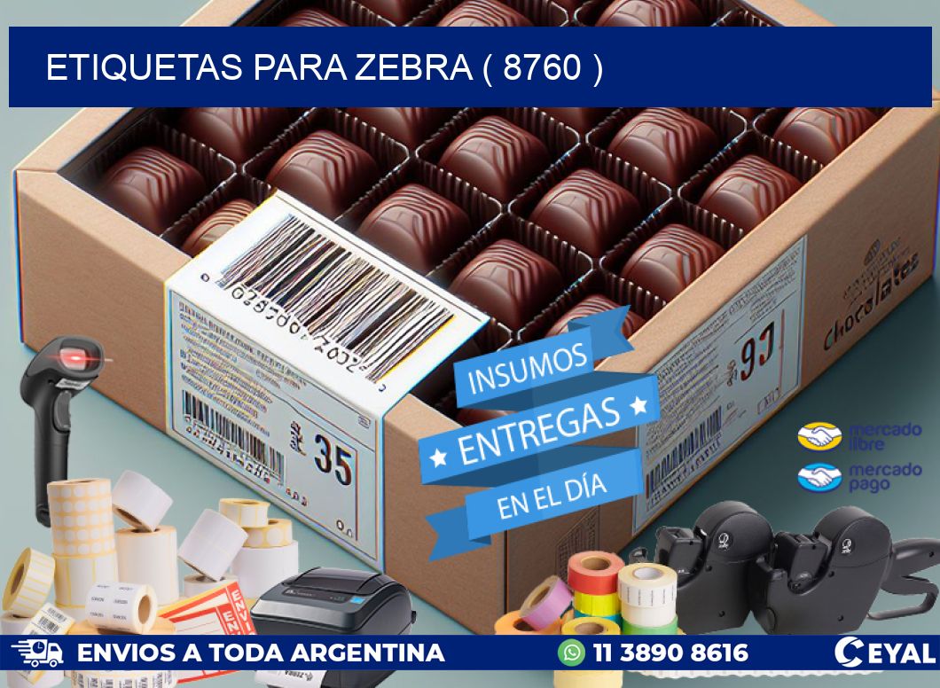 ETIQUETAS PARA ZEBRA ( 8760 )