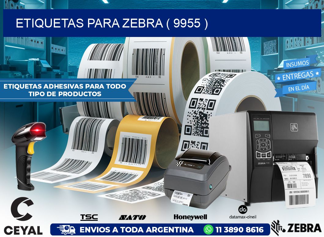 ETIQUETAS PARA ZEBRA ( 9955 )