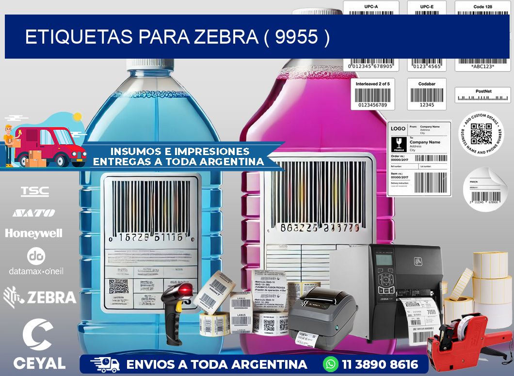 ETIQUETAS PARA ZEBRA ( 9955 )