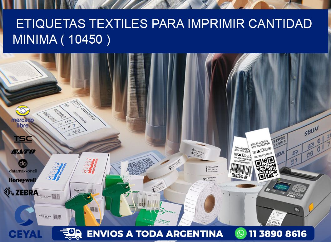 ETIQUETAS TEXTILES PARA IMPRIMIR CANTIDAD MINIMA ( 10450 )
