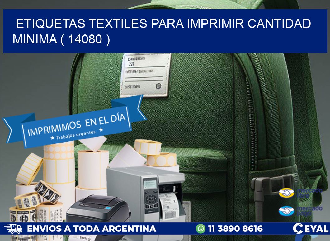 ETIQUETAS TEXTILES PARA IMPRIMIR CANTIDAD MINIMA ( 14080 )
