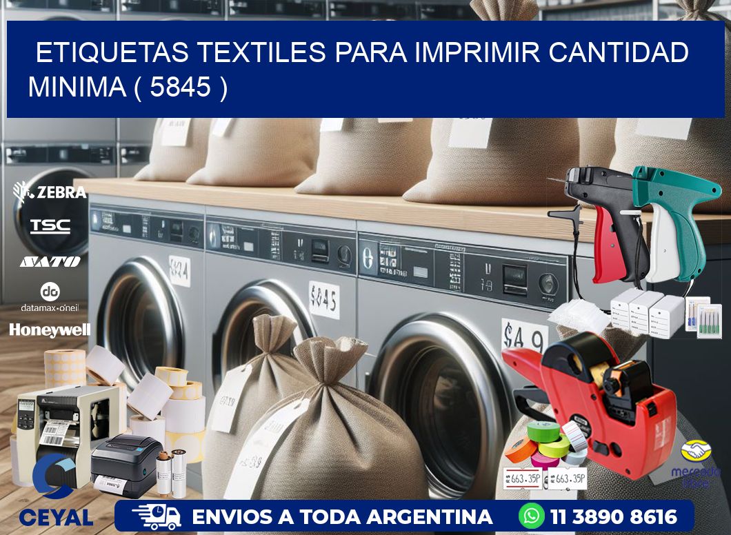 ETIQUETAS TEXTILES PARA IMPRIMIR CANTIDAD MINIMA ( 5845 )