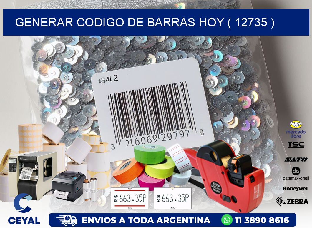 GENERAR CODIGO DE BARRAS HOY ( 12735 )