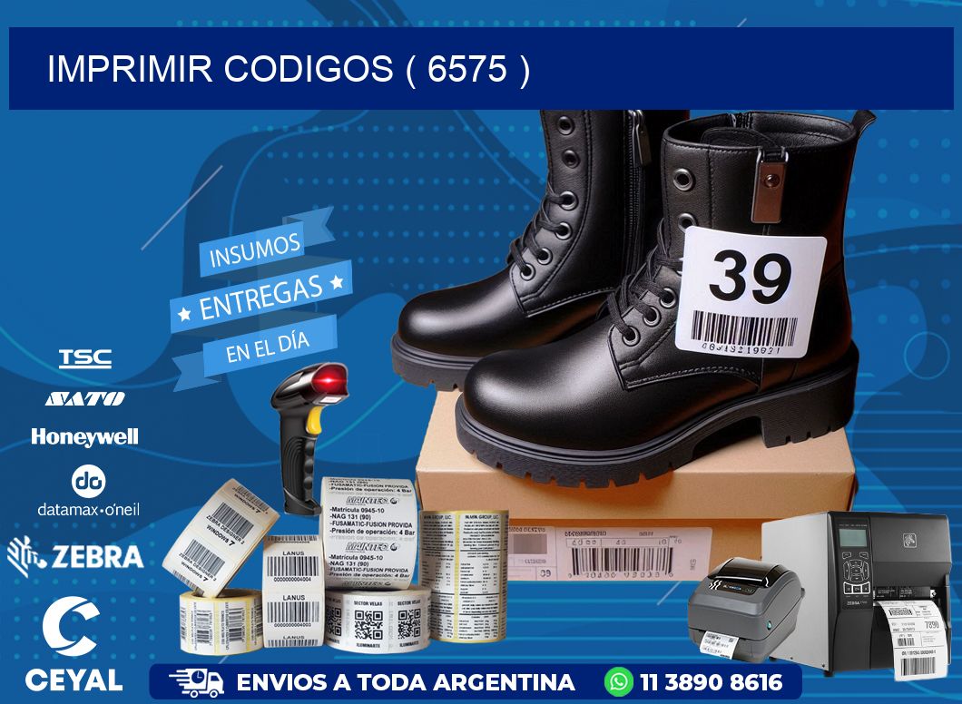 IMPRIMIR CODIGOS ( 6575 )