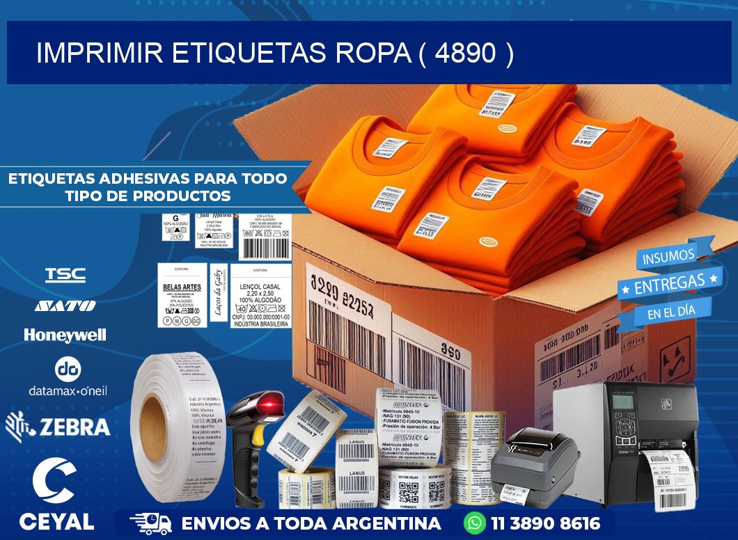 IMPRIMIR ETIQUETAS ROPA ( 4890 )