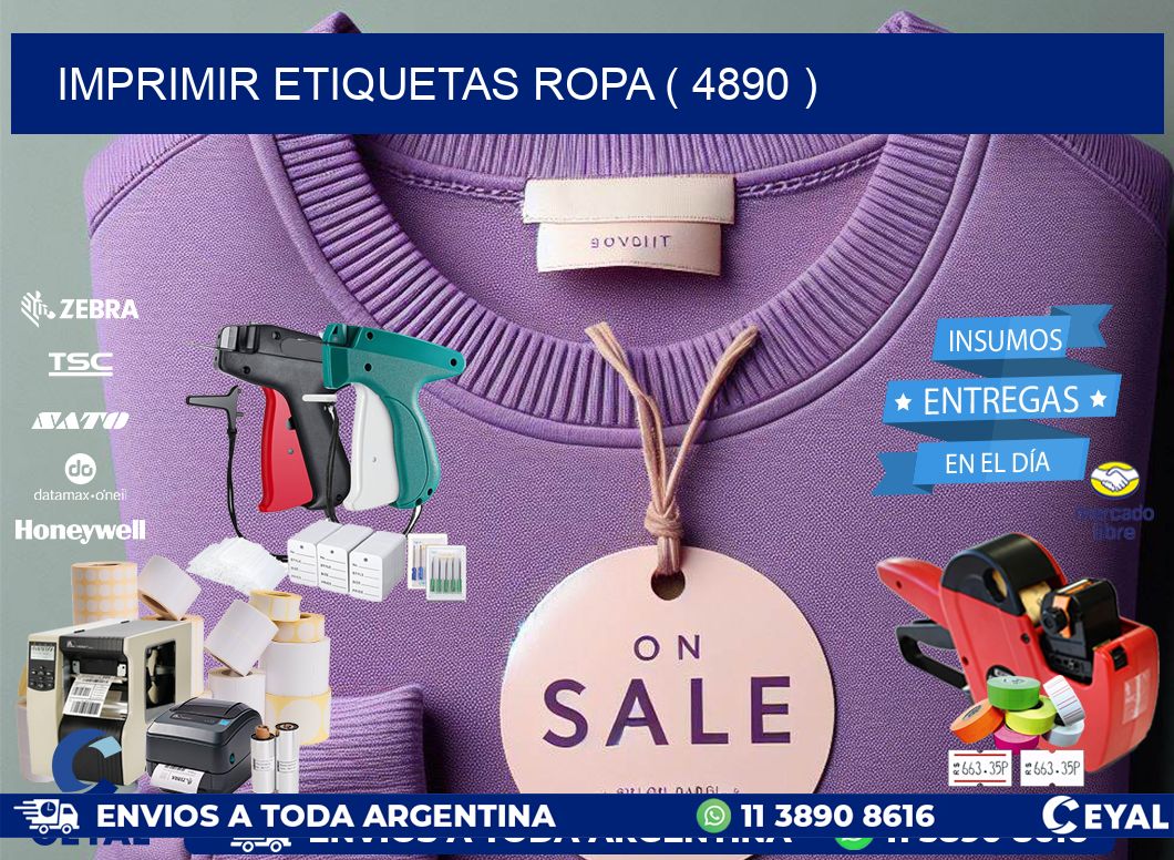 IMPRIMIR ETIQUETAS ROPA ( 4890 )