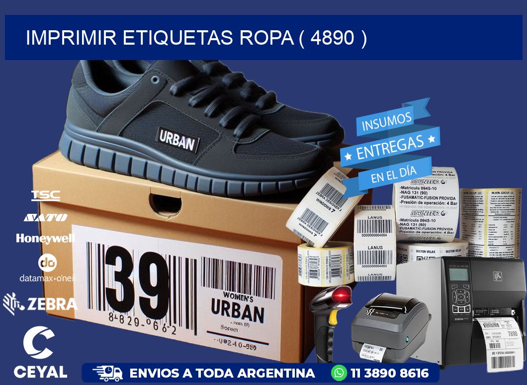 IMPRIMIR ETIQUETAS ROPA ( 4890 )