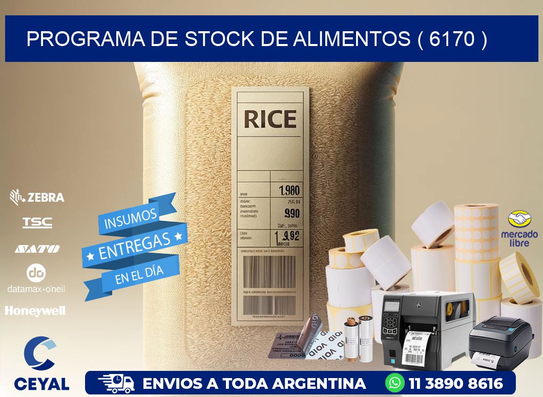 PROGRAMA DE STOCK DE ALIMENTOS ( 6170 )
