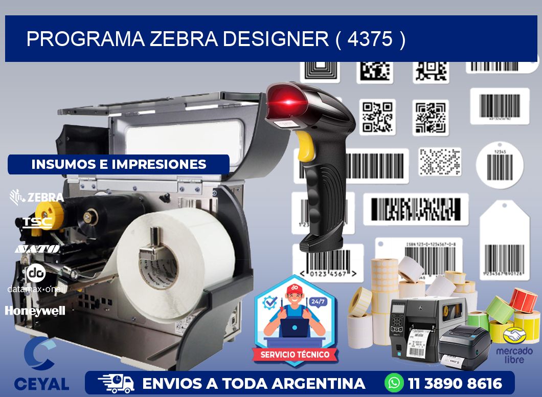 PROGRAMA ZEBRA DESIGNER ( 4375 )