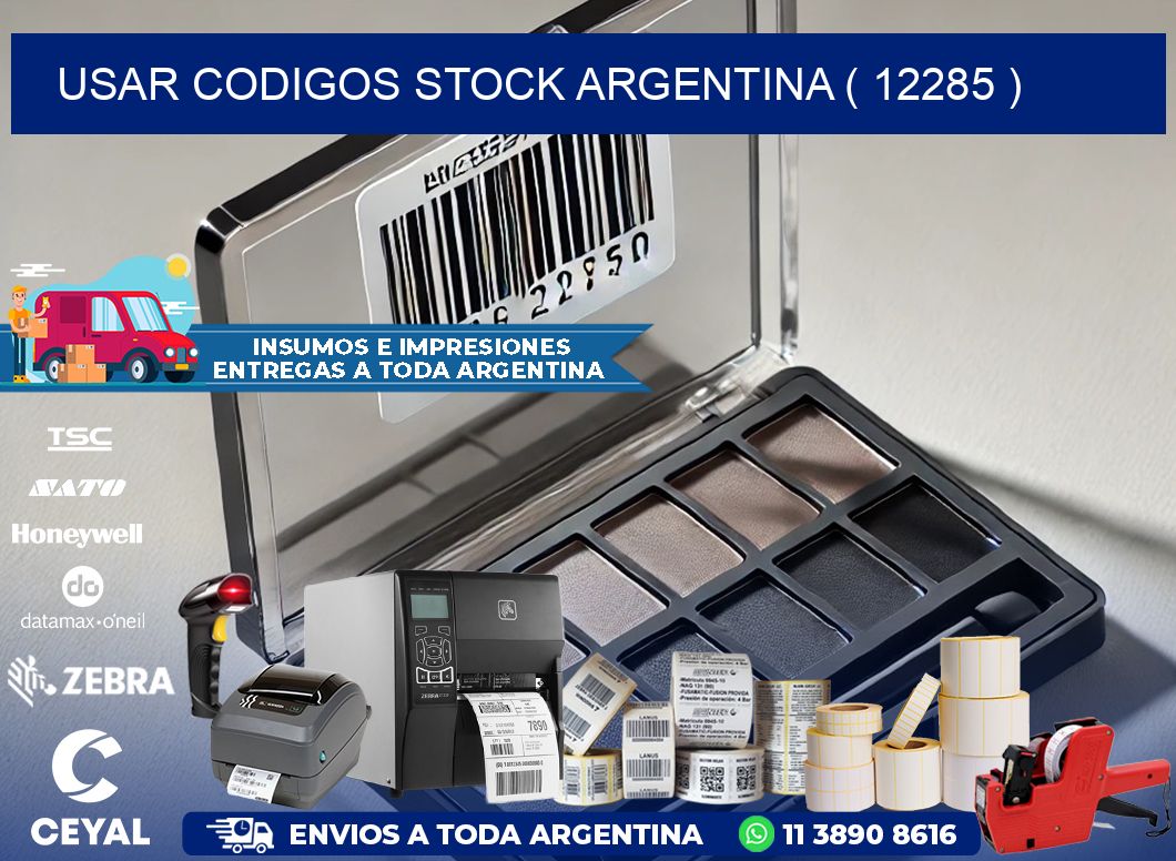 USAR CODIGOS STOCK ARGENTINA ( 12285 )