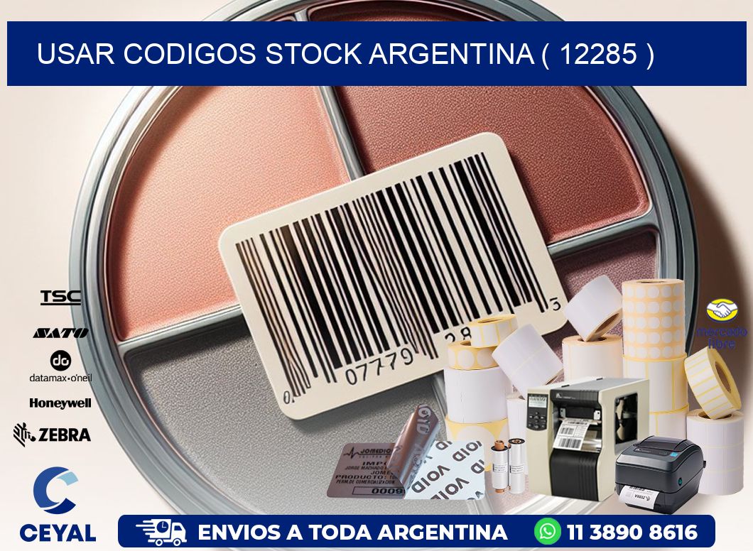 USAR CODIGOS STOCK ARGENTINA ( 12285 )