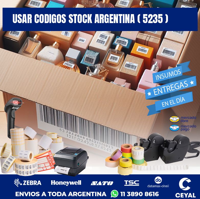 USAR CODIGOS STOCK ARGENTINA ( 5235 )