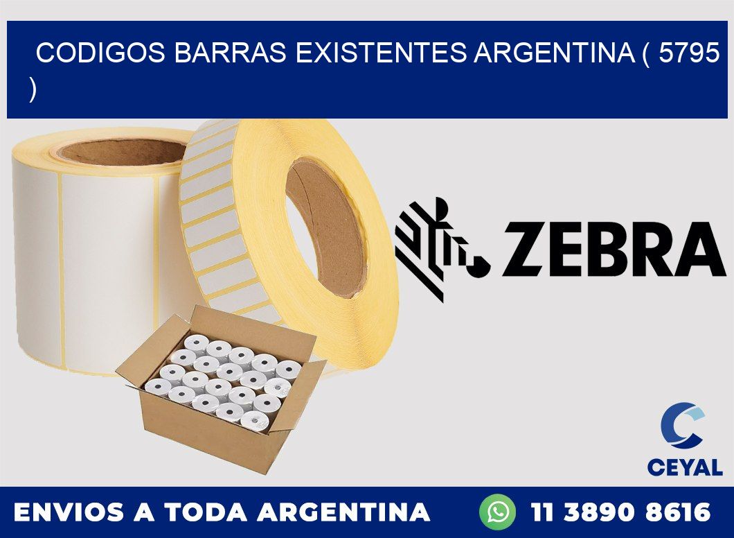 codigos barras existentes argentina ( 5795 )