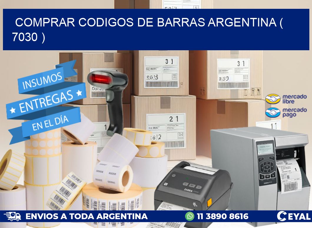 comprar codigos de barras argentina ( 7030 )